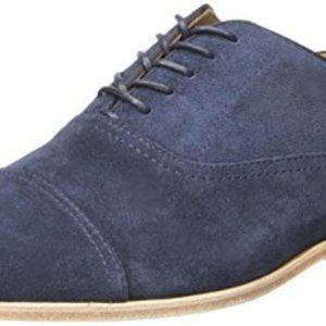 Aldo Men's Navy Blue Suede Oxford